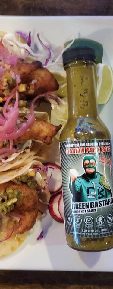 Coney Island Saucery Trailer Park Boys - Green Bastard Hot Sauce 5oz